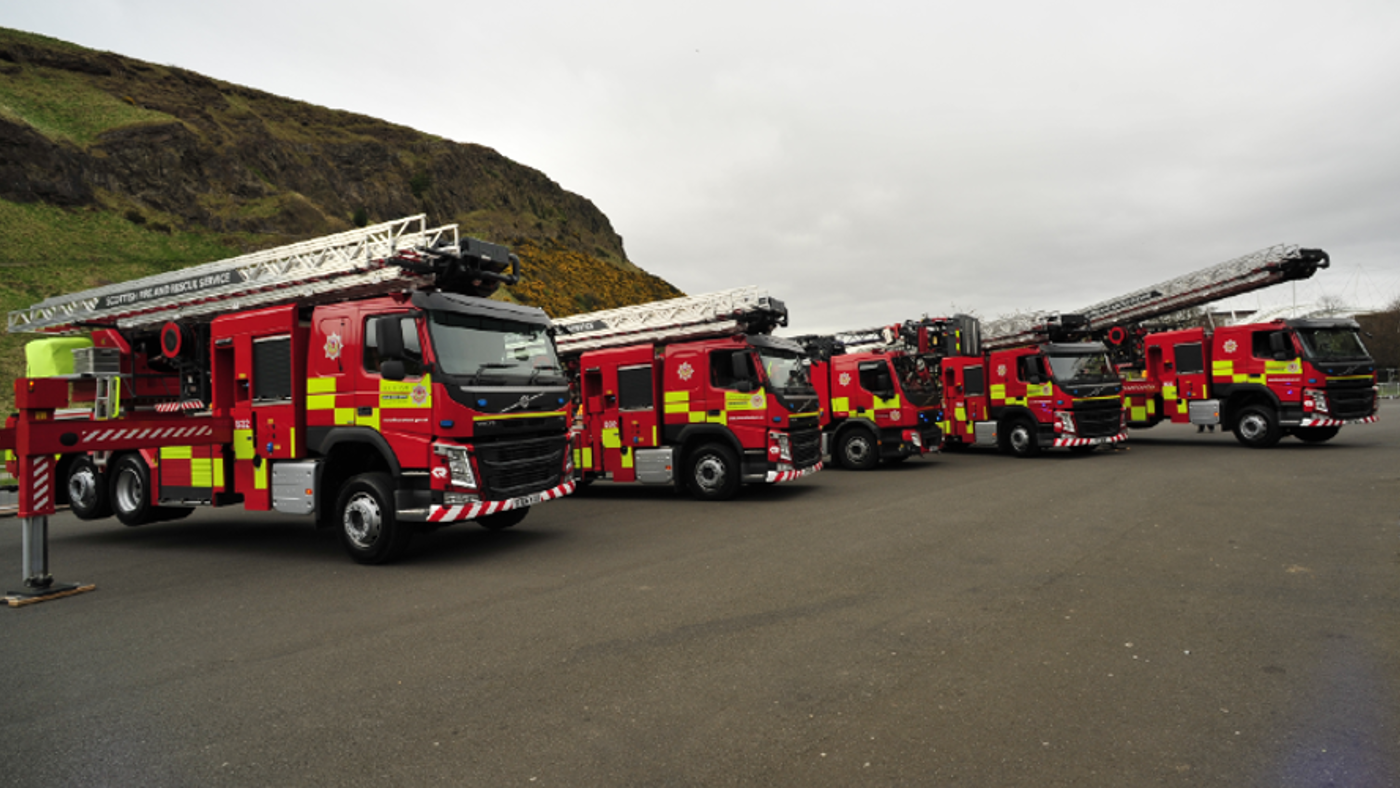 High Reach Appliances in countryside on a grey cloudy day