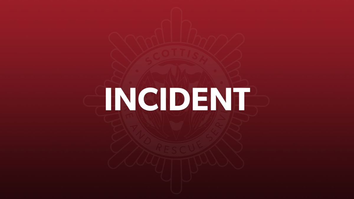 Red background with a faded SFRS crest. Text reads: Incident