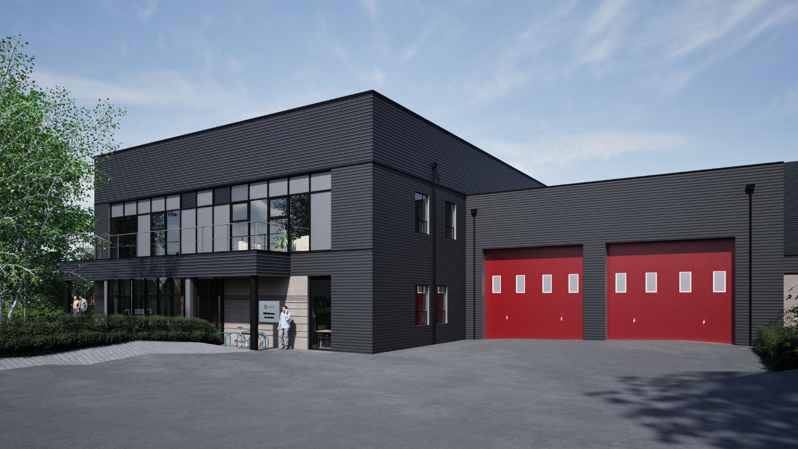 This is the new Liberton Fire Station