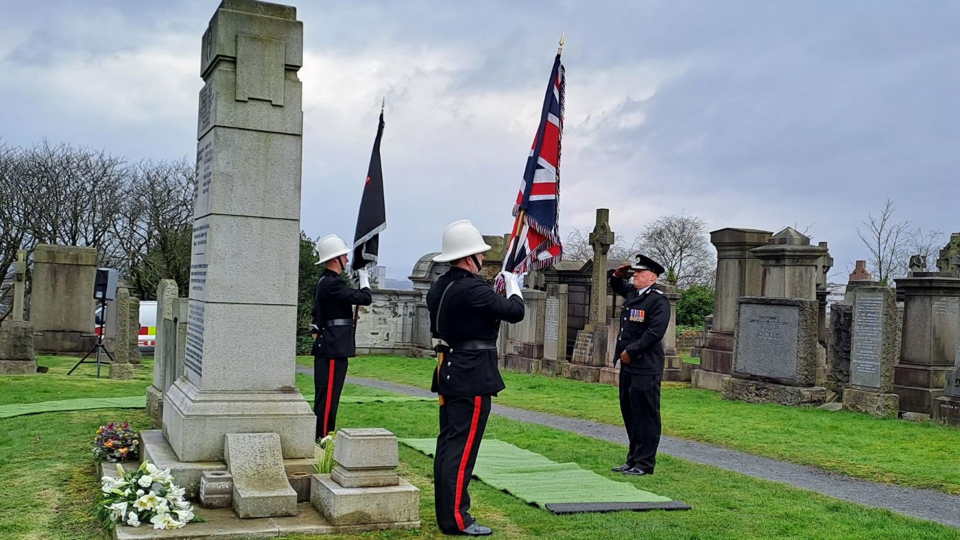 Memorial service ceremony 