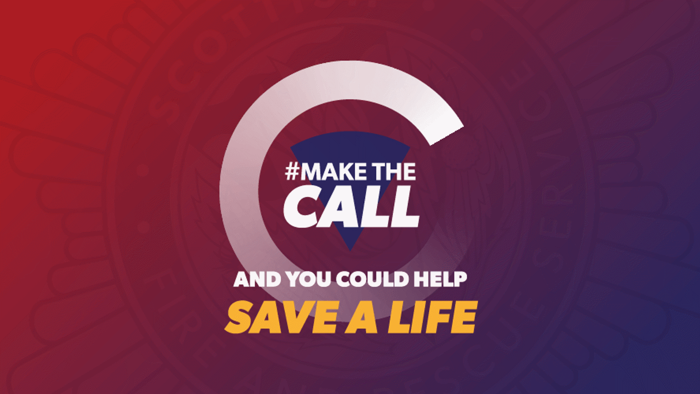 Make the call logo, text reads: #Make the Call and you could help save a life