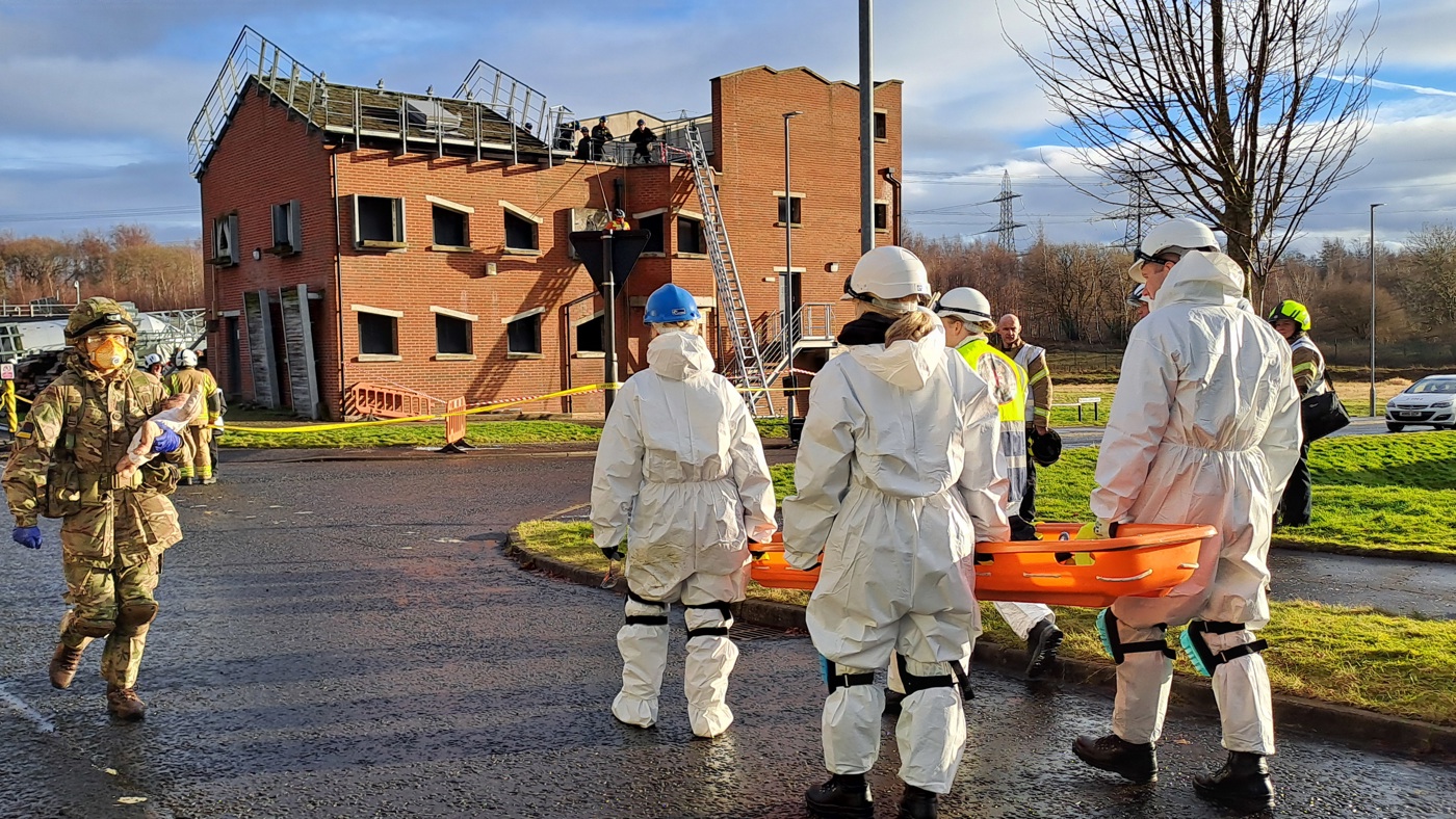 Training Exercise with emergency services